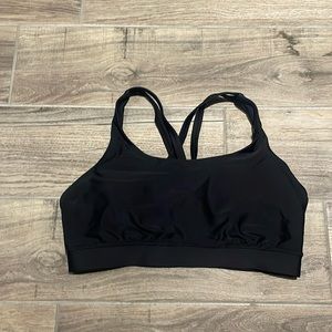 Lululemon Energy Bra H2O Black B/C Cup Swim Top